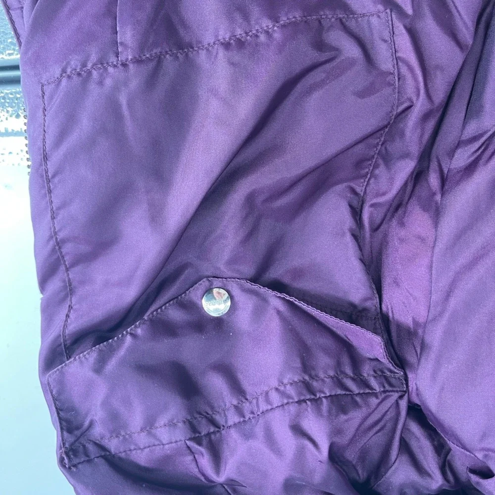 Vintage Bogner Purple Puffer Jacket Goose Down Filled Women's Size‎ Medium